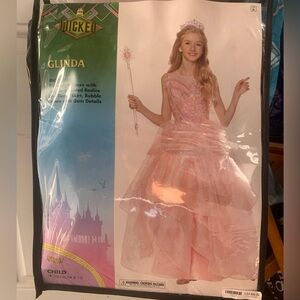 Wicked Glinda Kids Costume size Medium 8-10